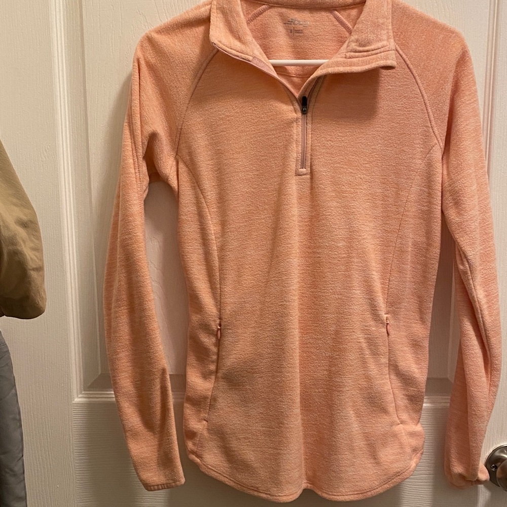 BCG Women's Coral Quarter-Zip fleece pullover
